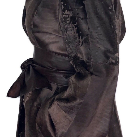 Angelo Danzi Dyed Broadtail Lamb Fur Jacket w/belt - Picture 10 of 13